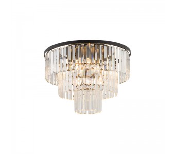 Lubinis šviestuvas CRISTAL BLACK M